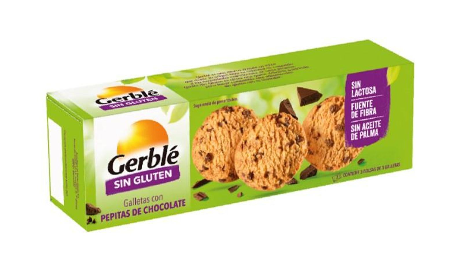 Galetes Gerblé sense gluten amb pepites de xocolata