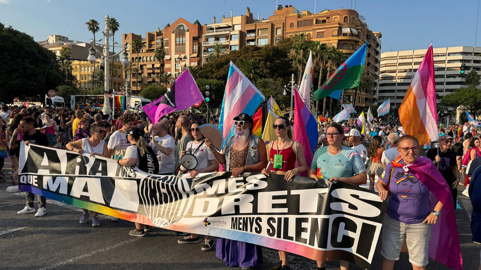 L'Orgull LGTBIQ+ ix als carrers de València