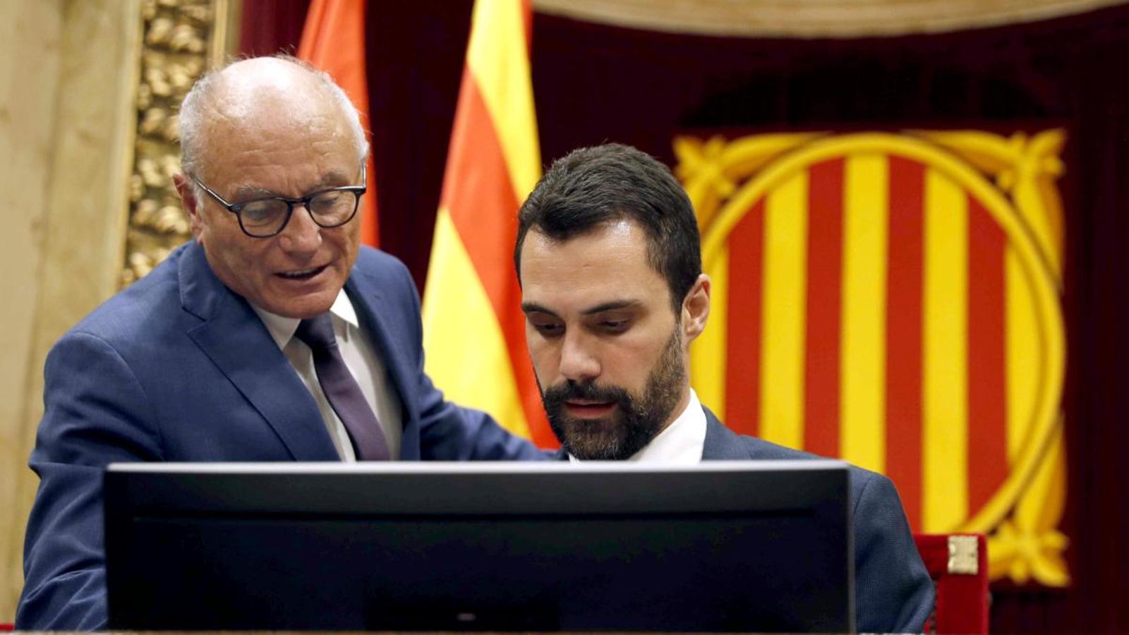 Roger Torrent, al Parlament de Catalunya