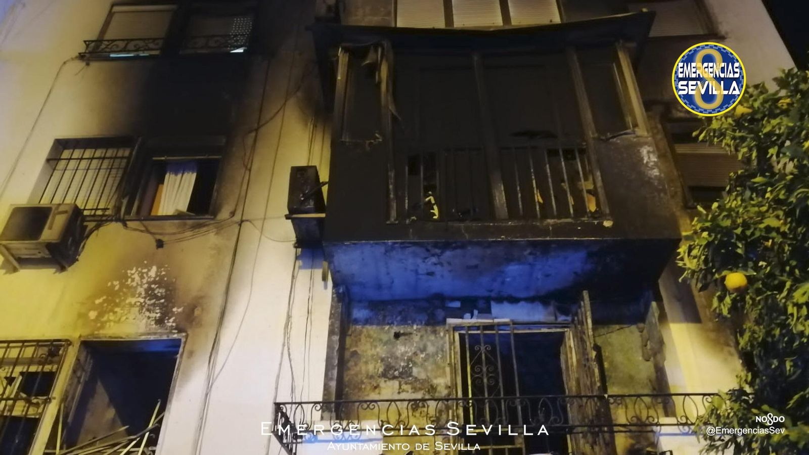 La vivenda afectada