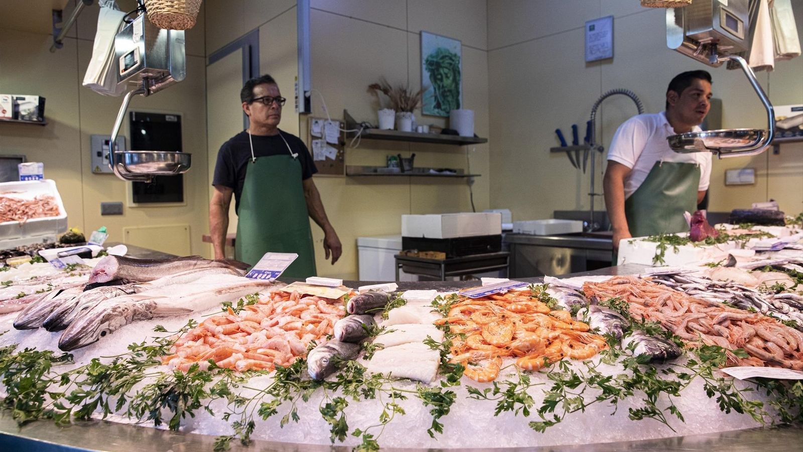 Imatge d'arxiu d'una peixcateria