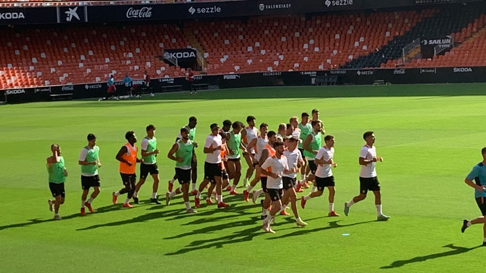 Entrenament del València
