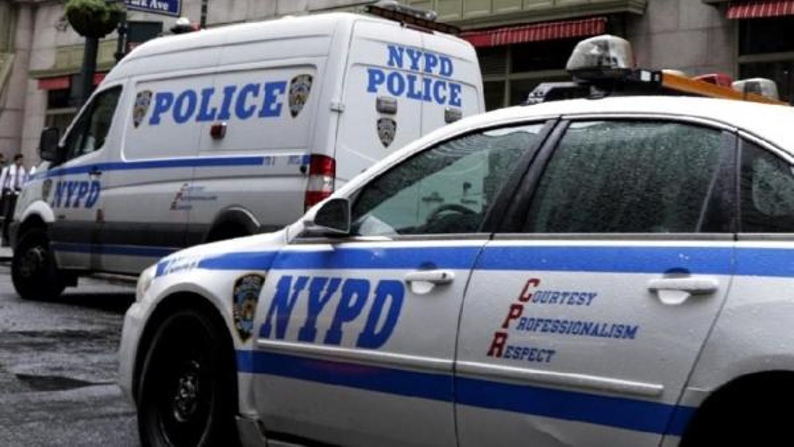 Vehicles de la policia de Nova York