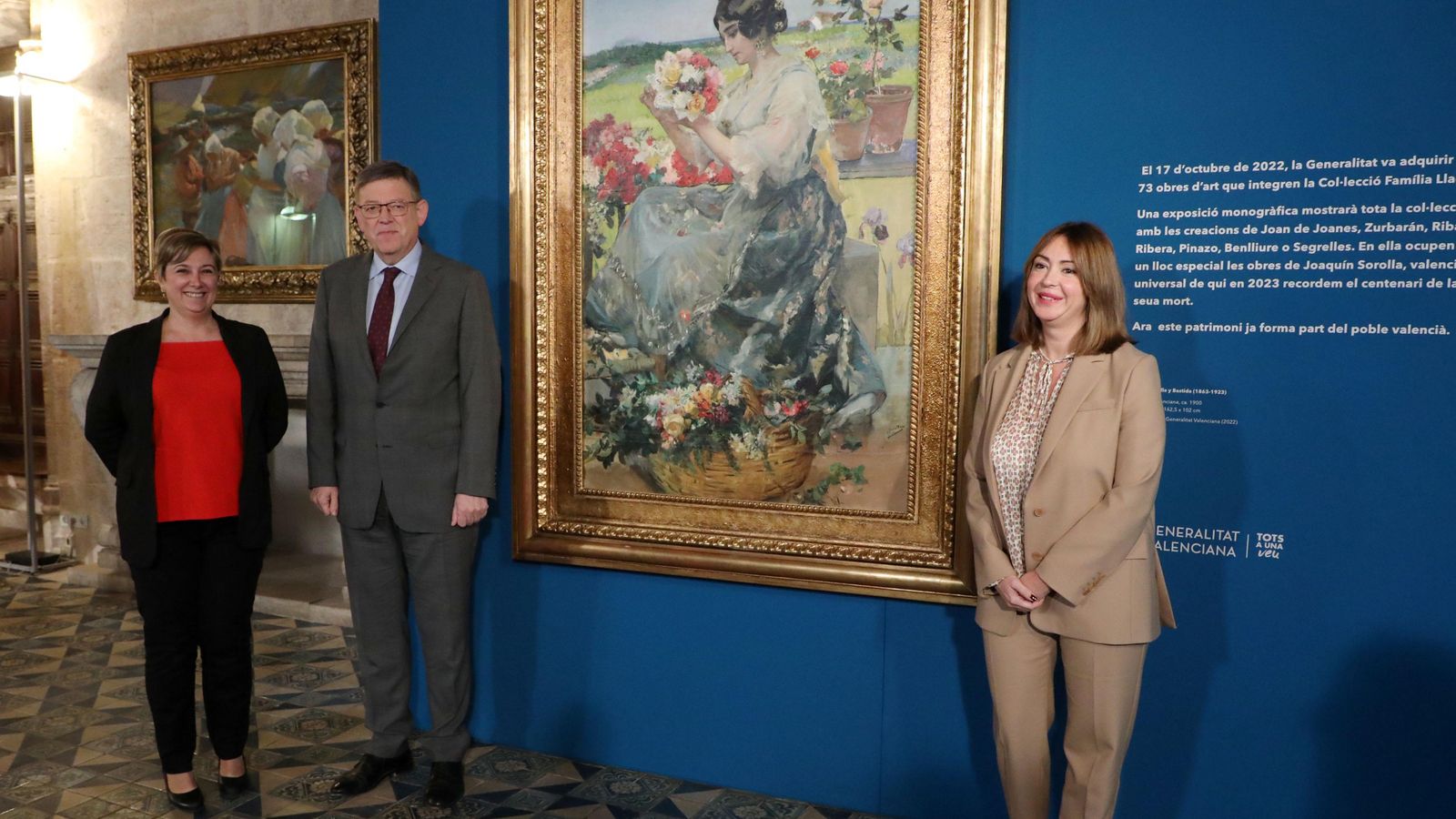Acte de presentació de l'acord amb la família Lladró, el novembre del 2022 Acte de presentació de l'acord amb la familia Lladró, a novembre de 2022