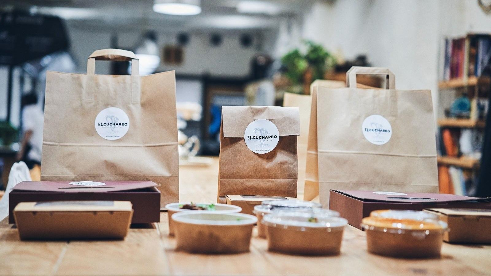 Boses de menjar per a emportar