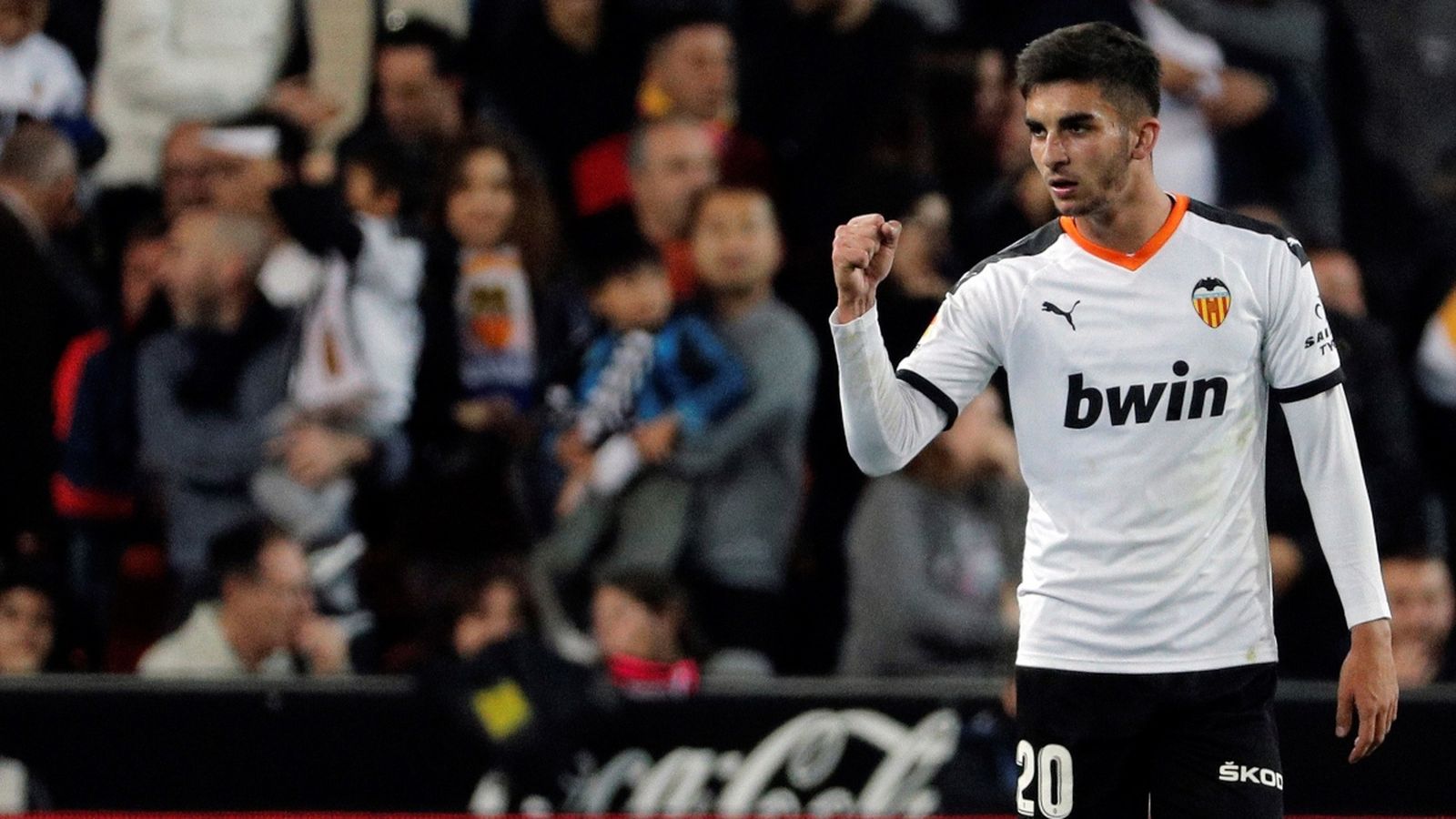 Ferran Torres celebra el seu gol