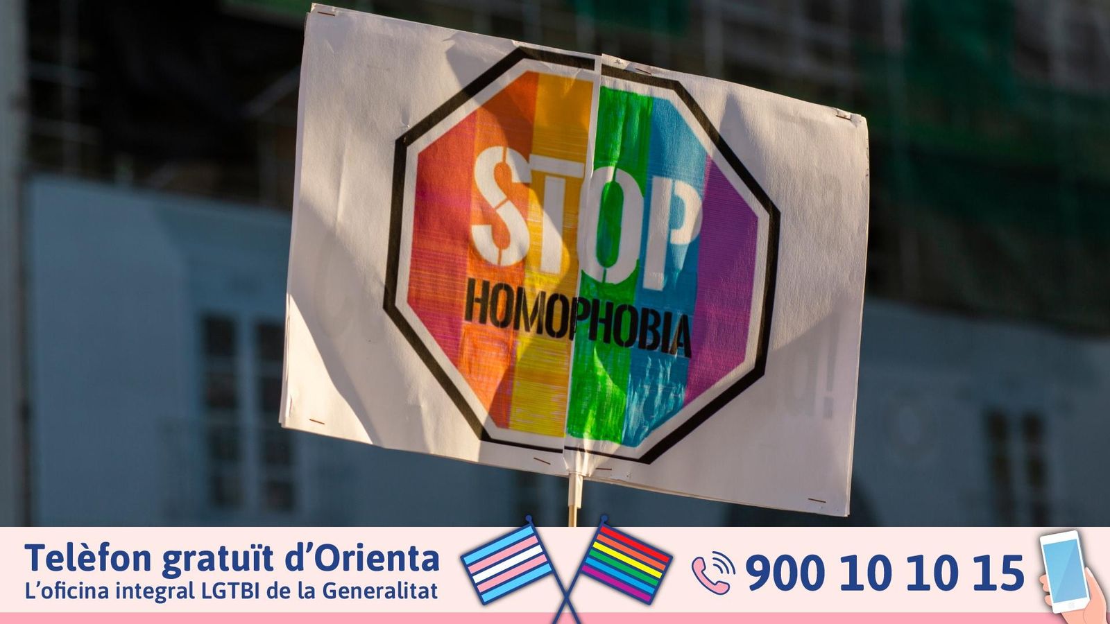 Imatge d'arxiu d'una pancarta en la protesta contra l'assassinat homòfob de Samuel Luiz a Madrid