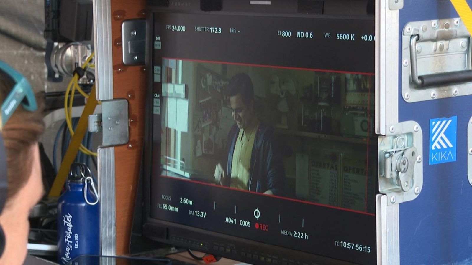 Rodatge de 'L'avia i el foraster'