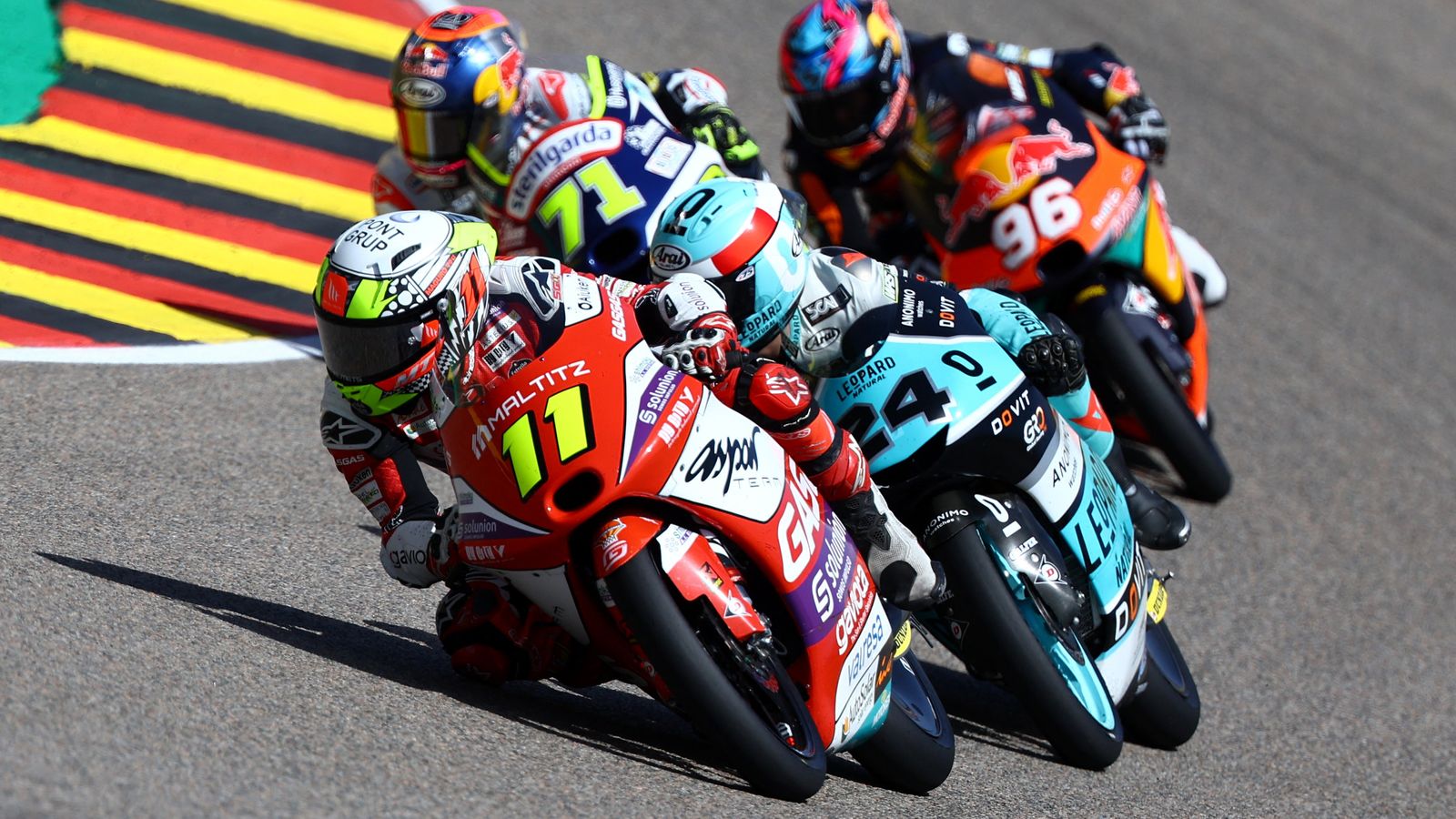 Sergio García, durant la carrera