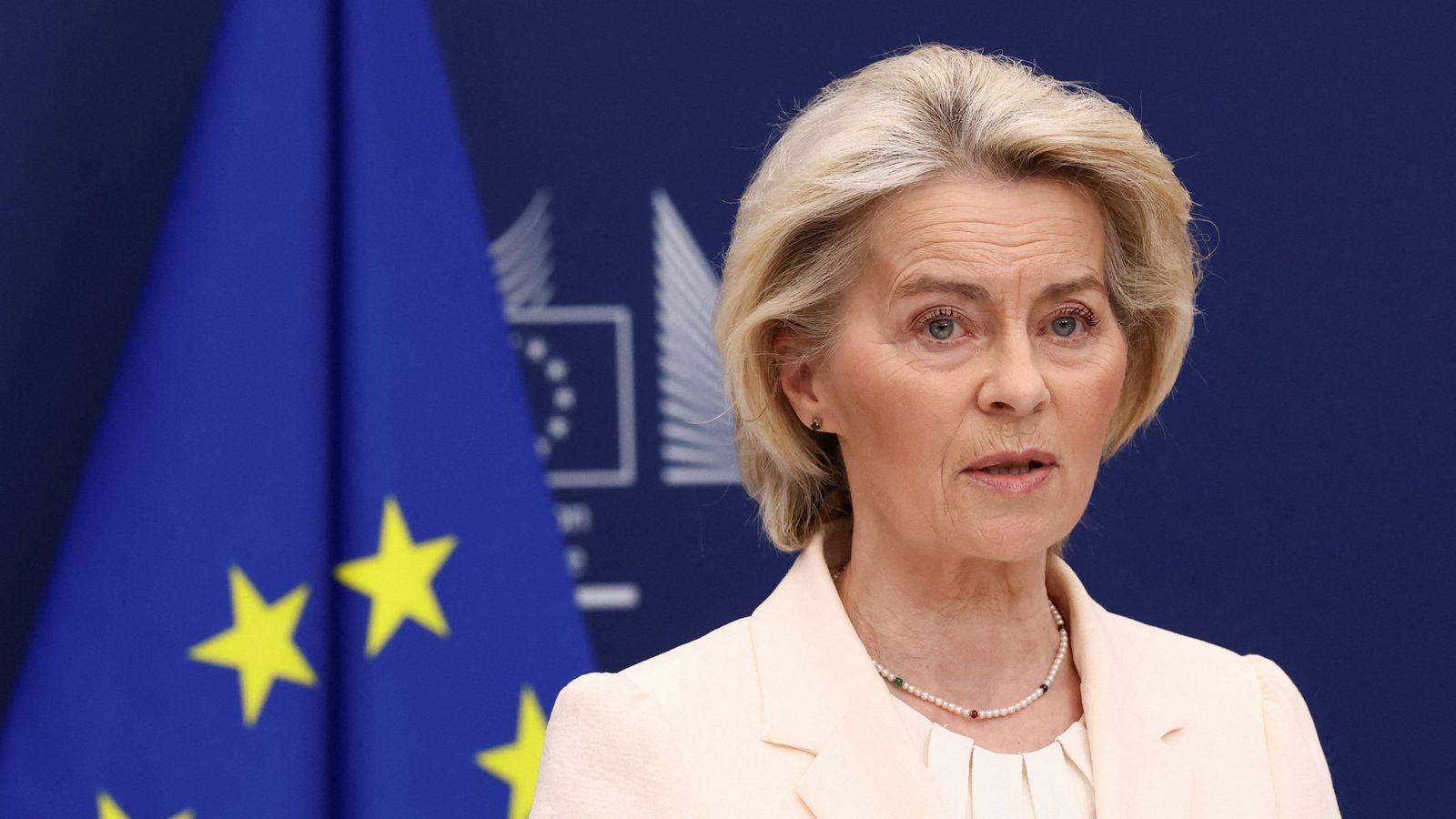 Von der Leyen, el passat 2 de març a Brussel·les