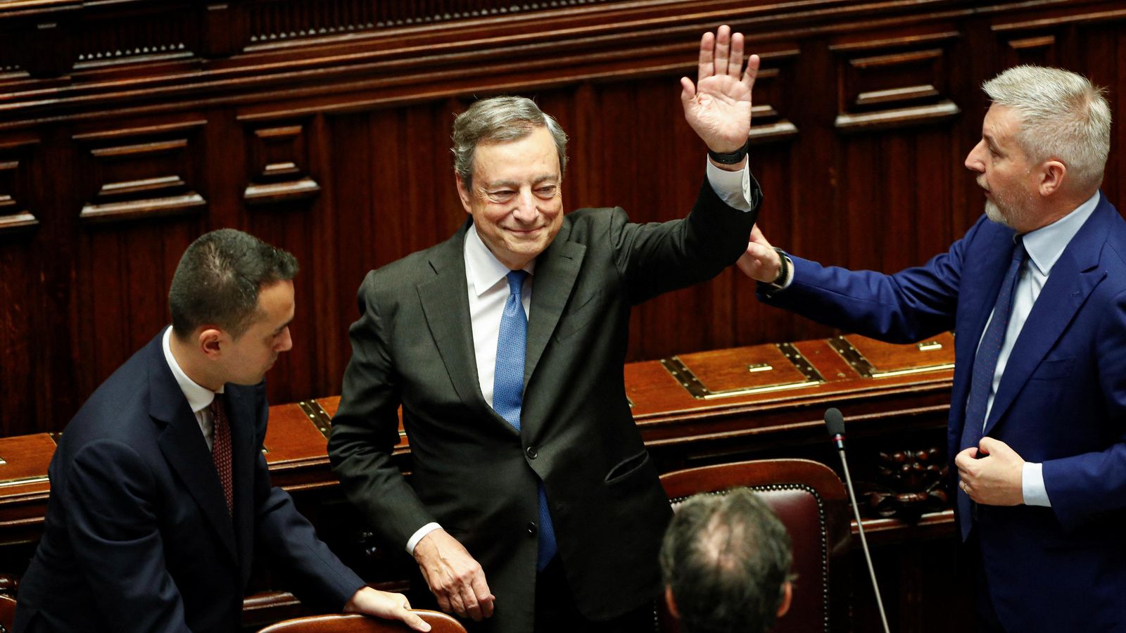 Draghi, aquest dijous en el Parlament italià Draghi, aquest dijous en el parlament italià