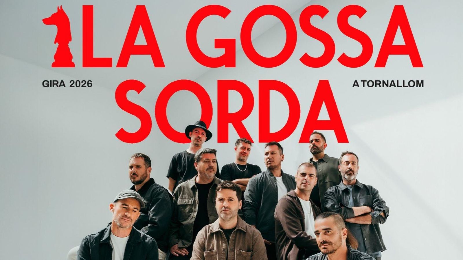 Cartell de la minigira del 2026 de La Gossa Sorda