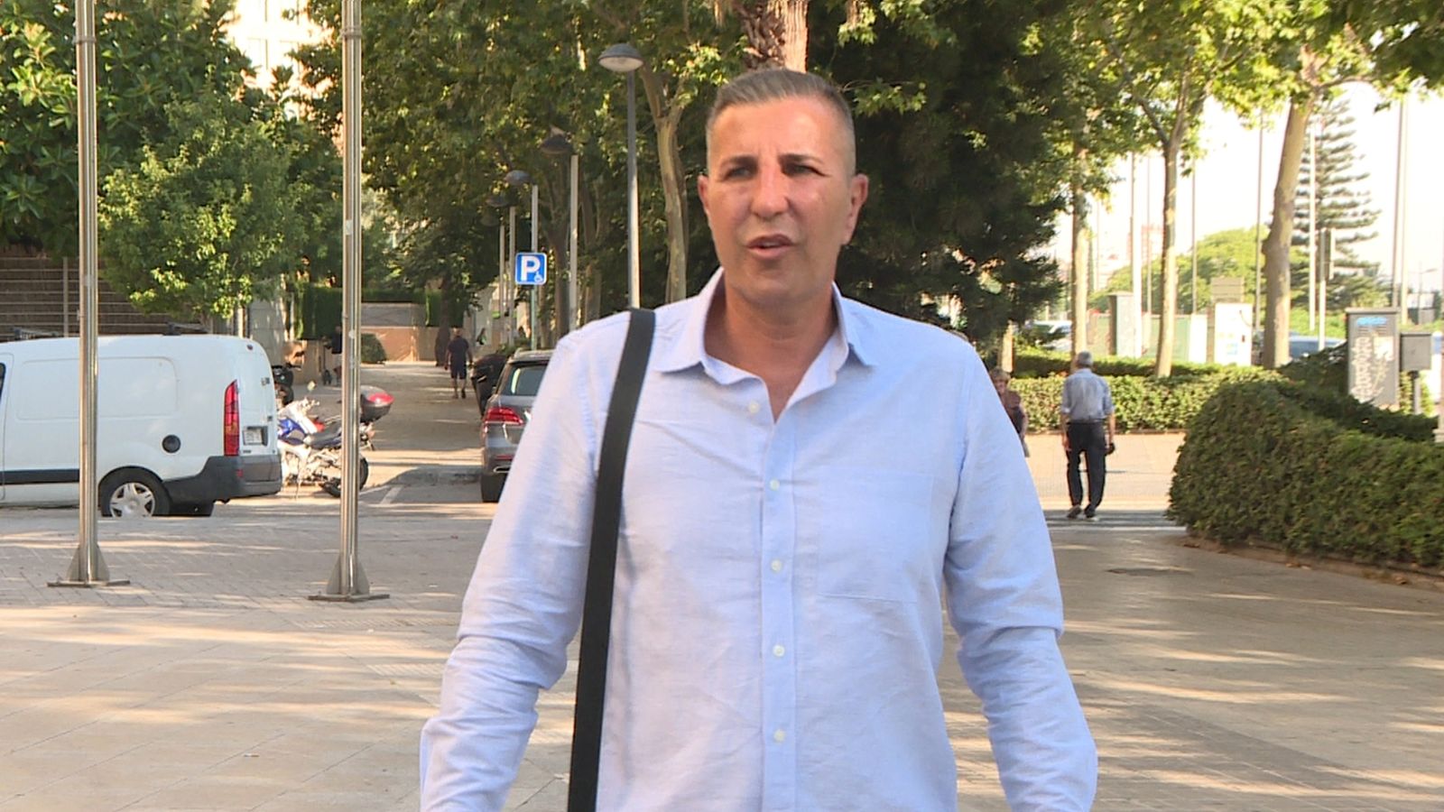 El Mauri arriba a la Ciutat de la Justícia, este dilluns