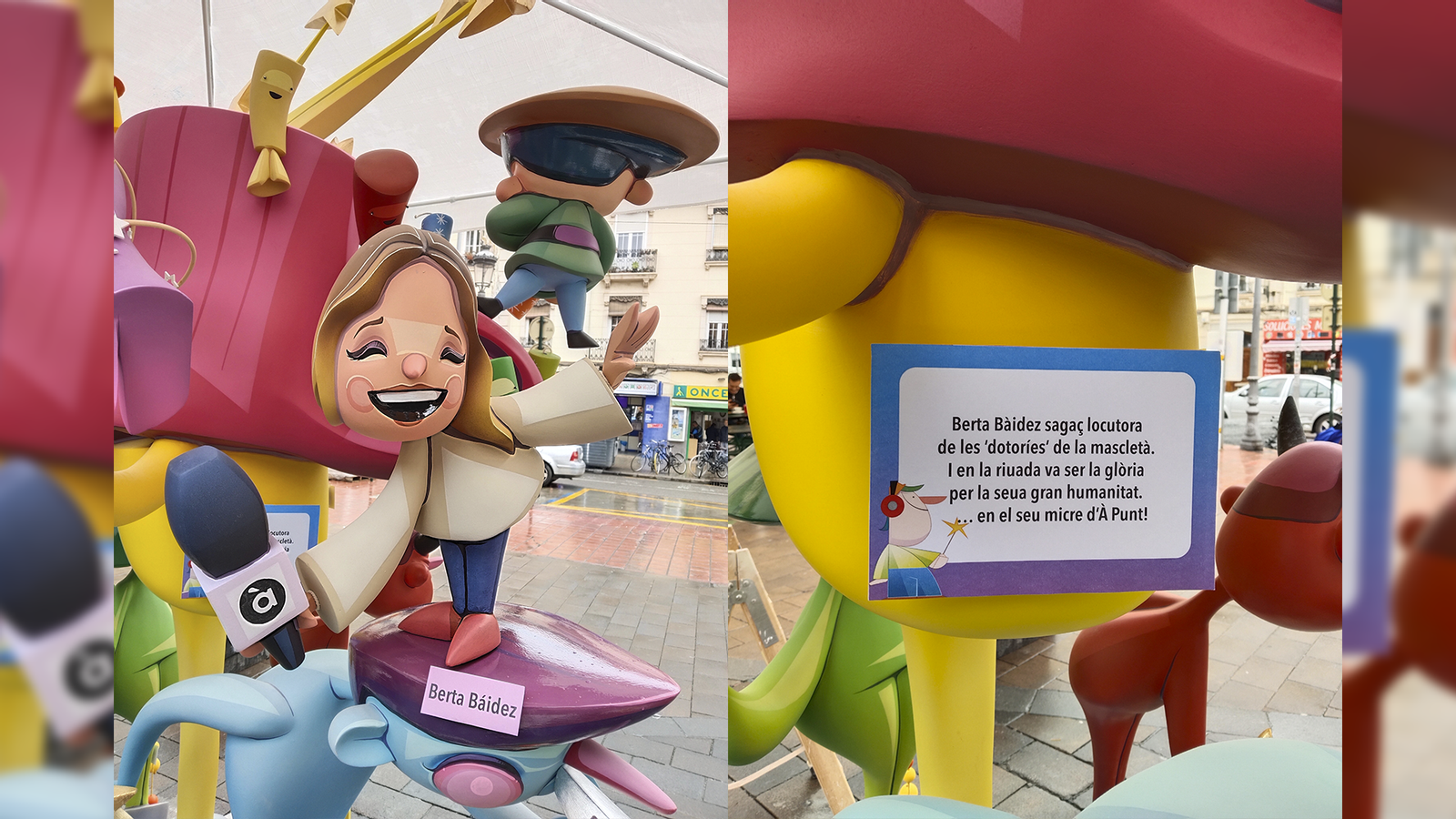 Ninot de la falla Mercat Russafa, candidata al premis La Colla a les Falles de 2025