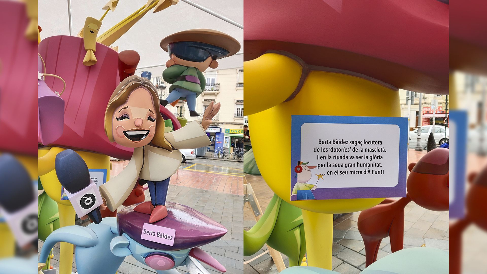 Ninot de la falla Mercat Russafa, candidata al premis La Colla a les Falles de 2025