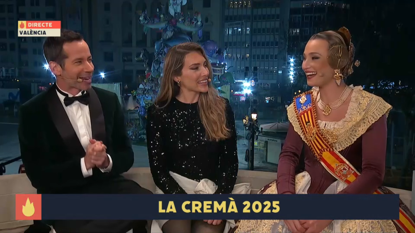 Berta Peiró en el programa especial de la Cremà d'À Punt