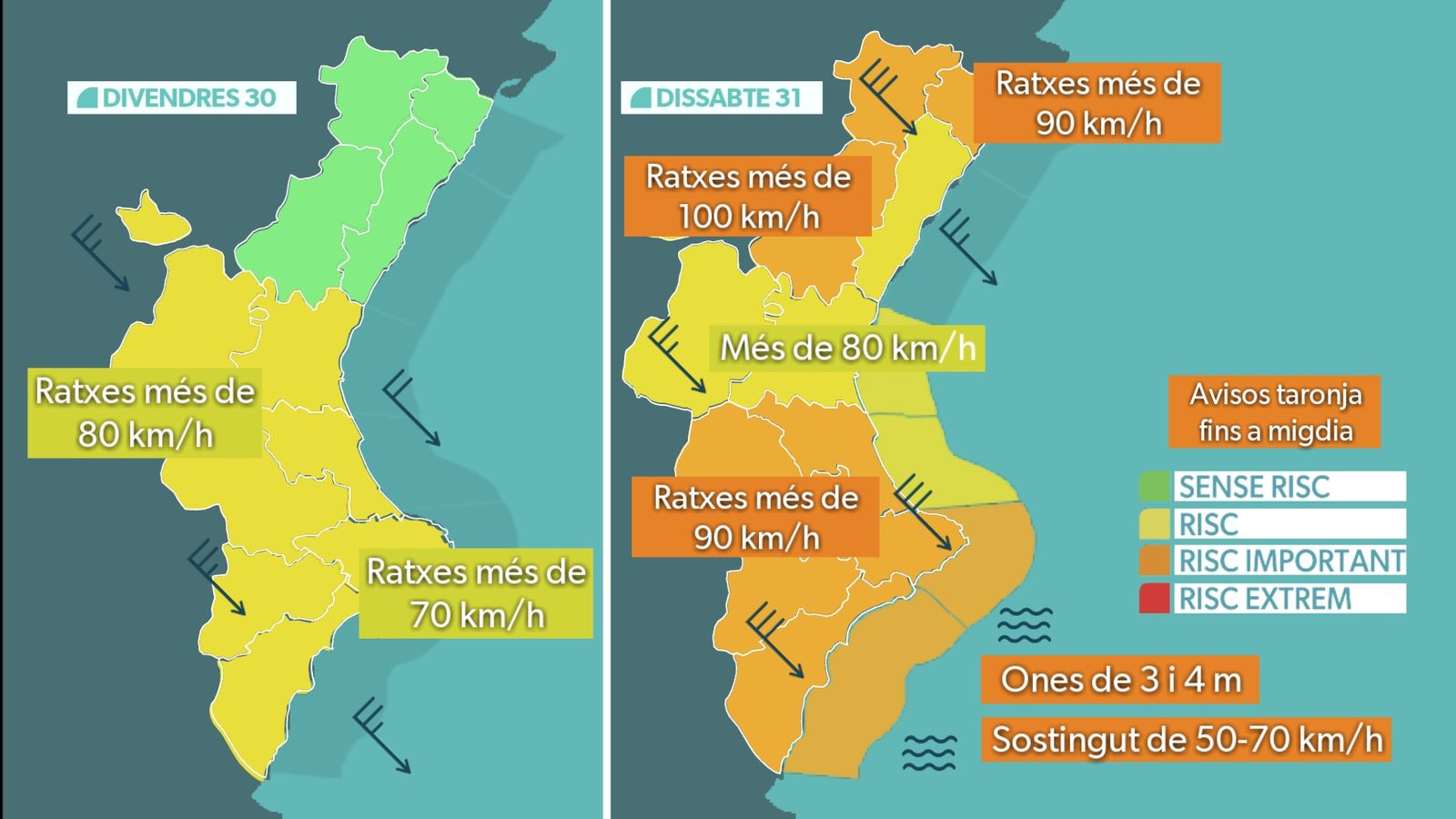 AVISOS DIVENDRES I DISSABTE