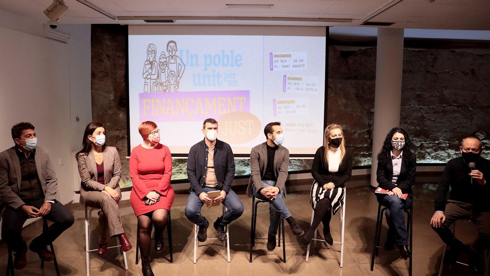 Imatge de la presentació de la manifestació