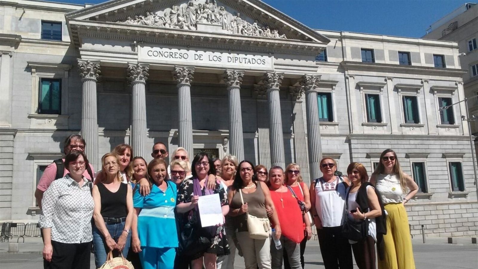 Membres de la Coordinadora Estatal de Suport a la Querella Argentina (CeAqua) en 2018