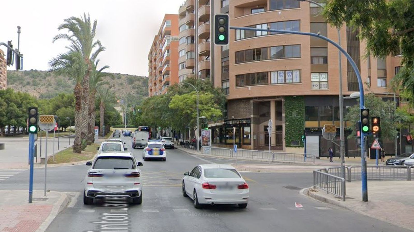 Avinguda d'Alacant on ha tingut lloc l'accident mortal