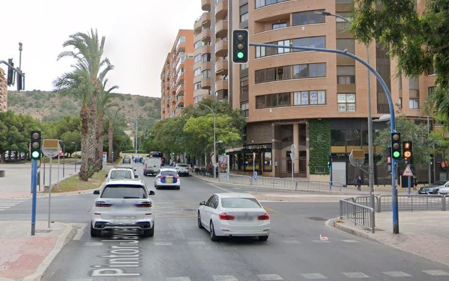 Avinguda d'Alacant on ha tingut lloc l'accident mortal