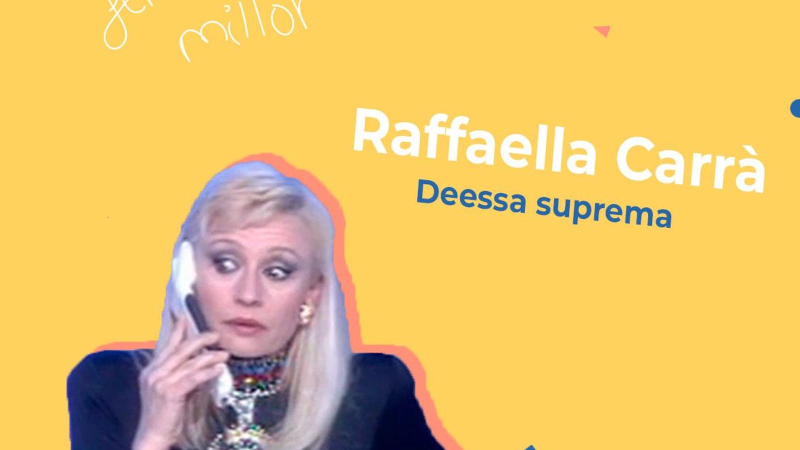 Intervenció telefònica de Raffaella Carrà en 'Podríem fer-ho millor'
