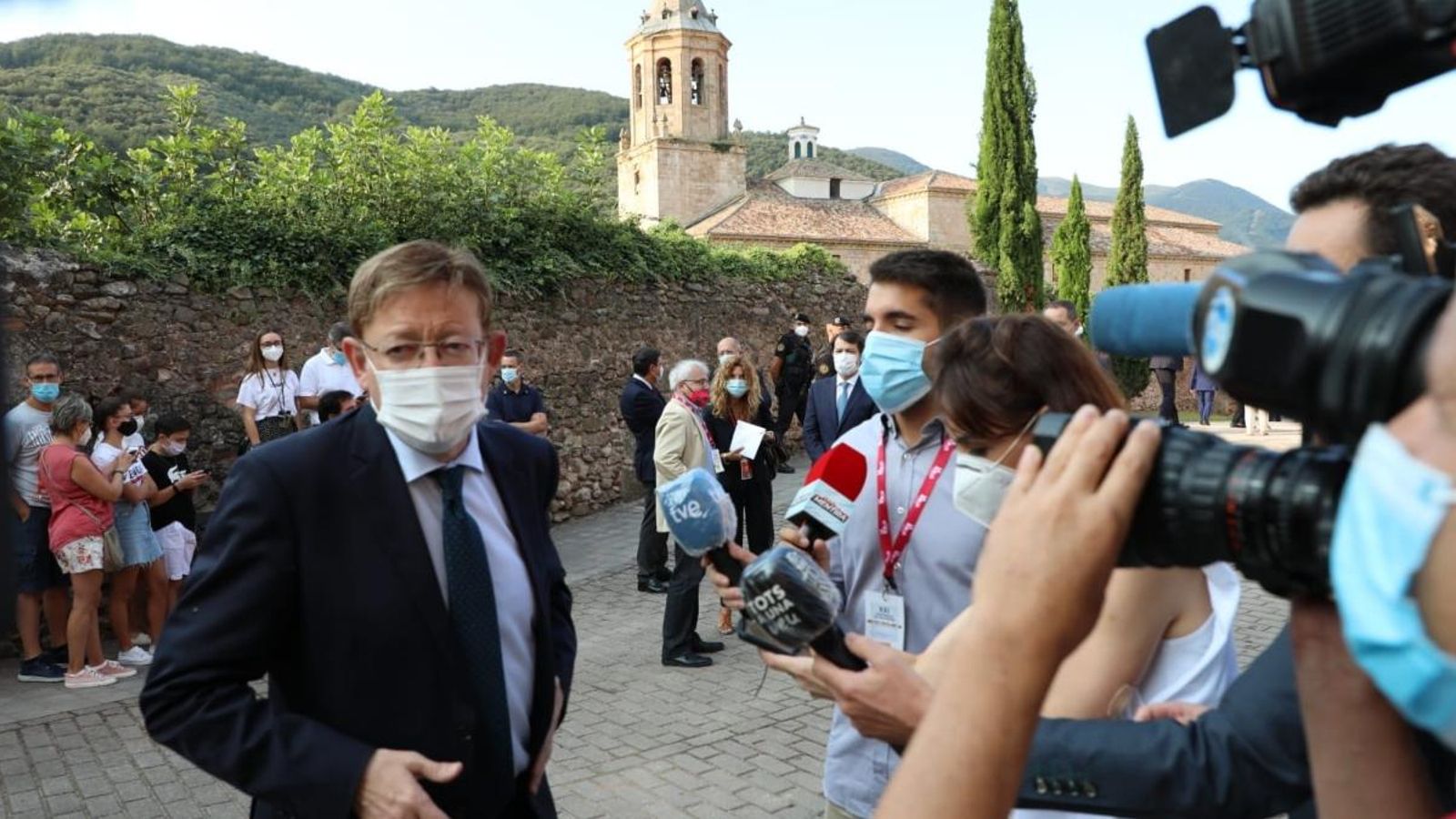 Puig, a l'arribada a la conferència de presidents