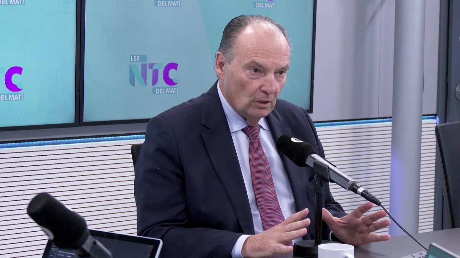 Morata, este dimarts al plató de 'Les notícies del matí'