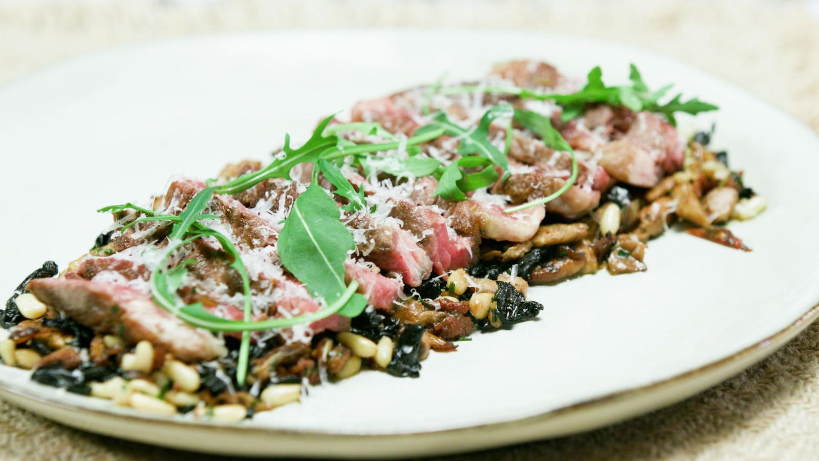 Carpaccio temperat de vedella