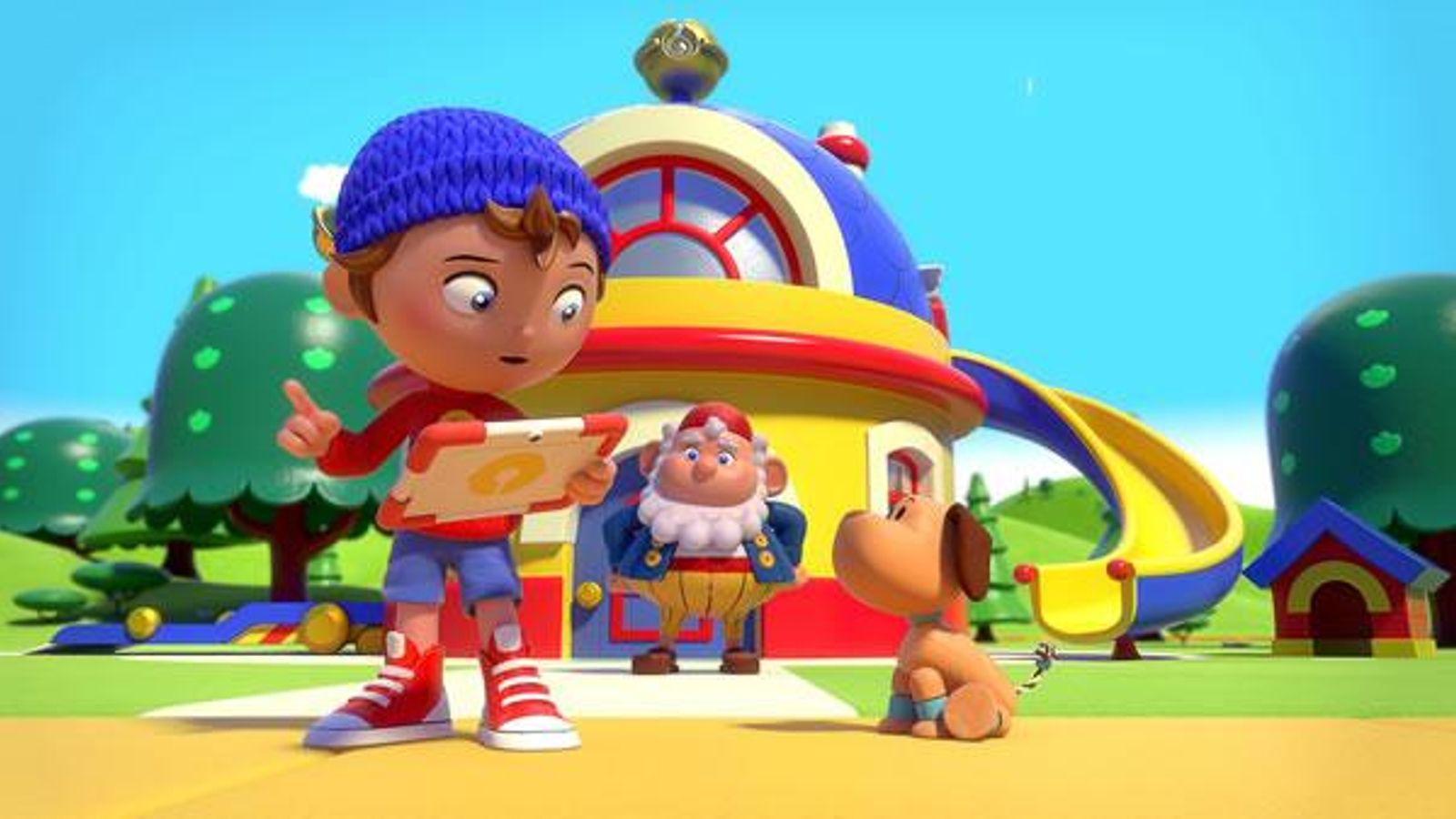 Logo Noddy, detectiu de joguets