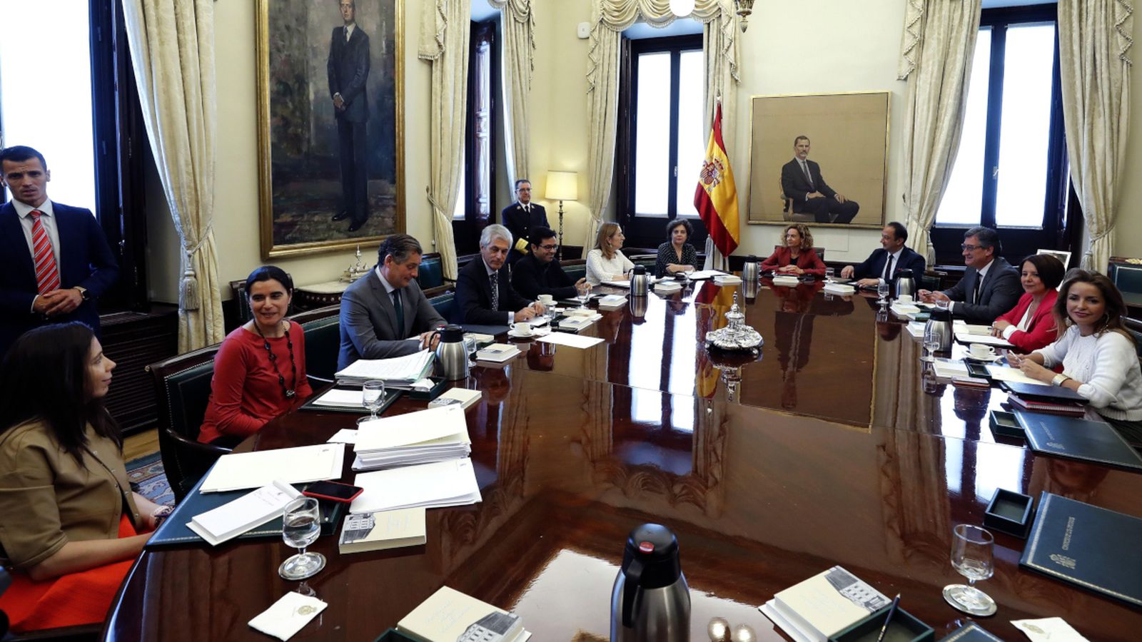 La mesa del Congrés estudia la suspensió dels diputats presos