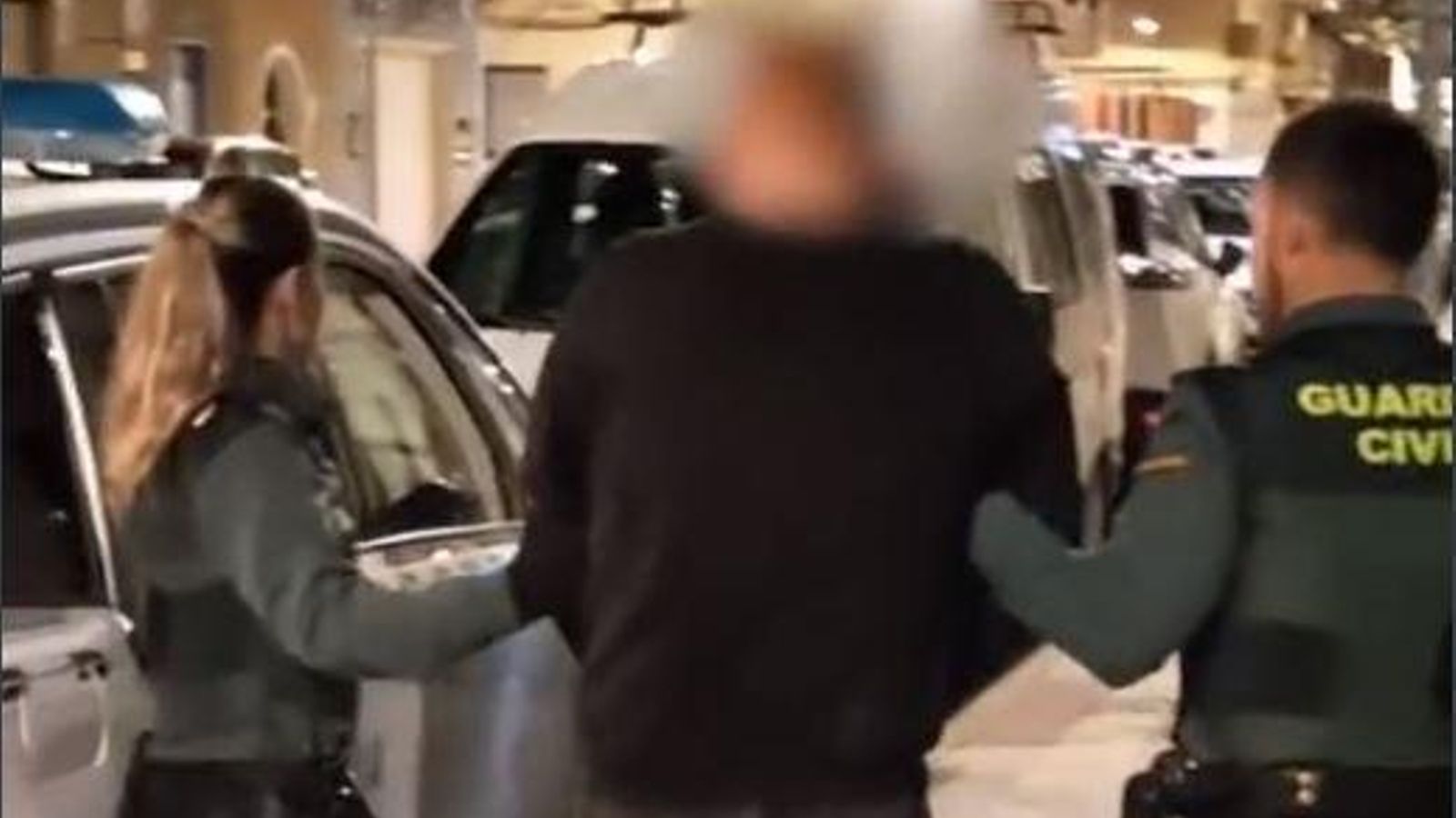 Imatge del vídeo que ha compartit la Guàrdia Civil en TikTok amb la música de Nebulossa