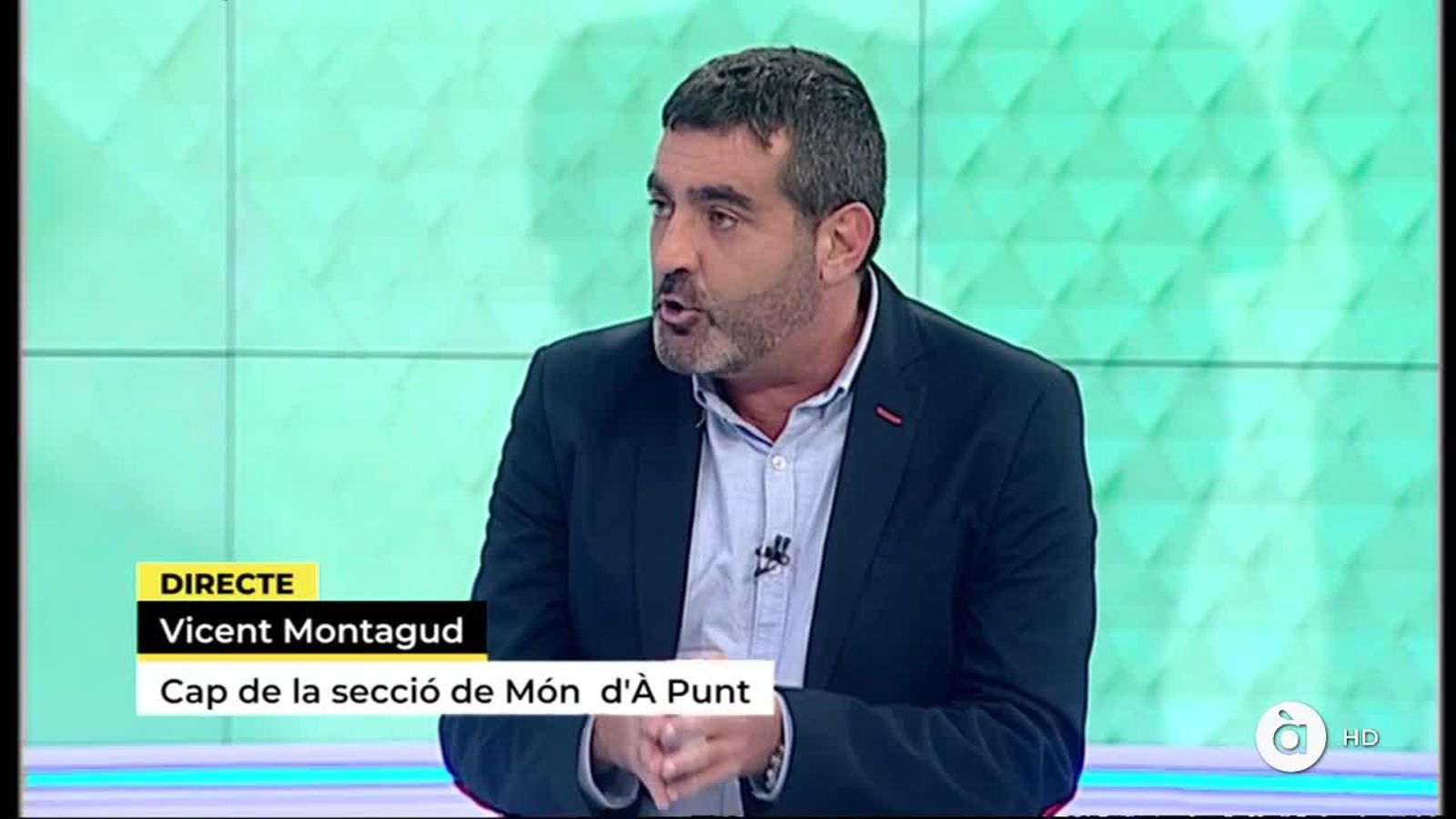 El cap de la secció de Món d'À Punt, Vicent Montagud en ‘NTC Nit’