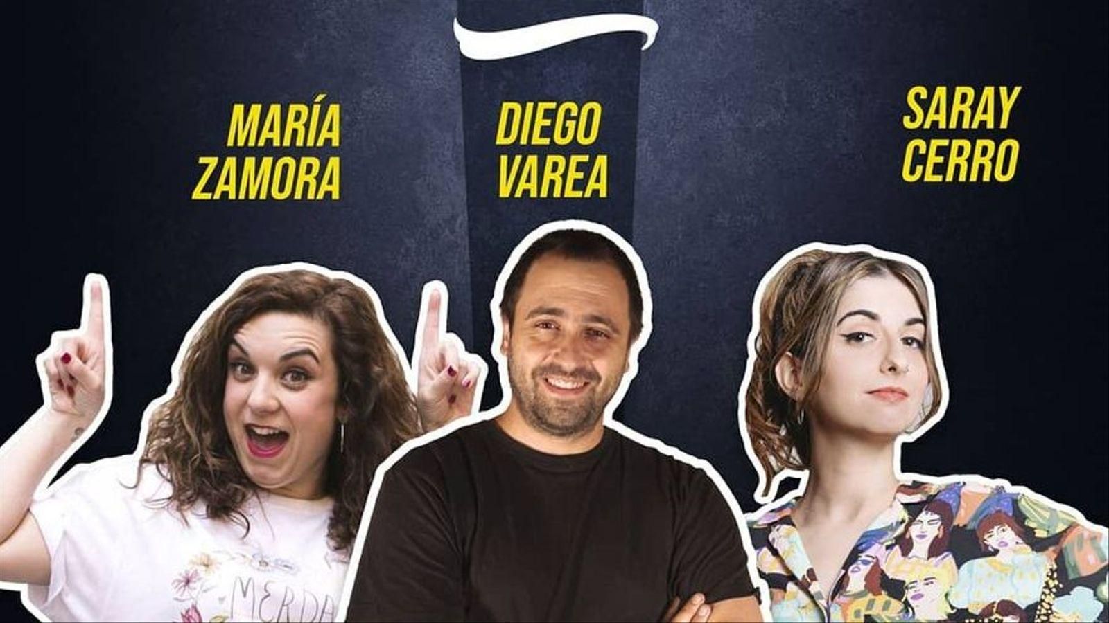 Una imatge dels monologuistes que participaren a Moncofa