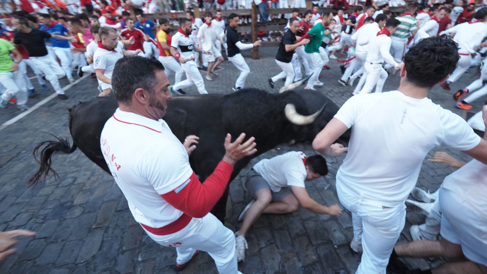 Seté encierro de les festes de Sant Fermí