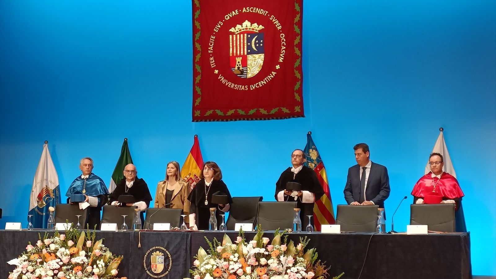 Acte d'obertura del curs acadèmic 2026-2027 a la Universitat d'Alacant, este dimarts