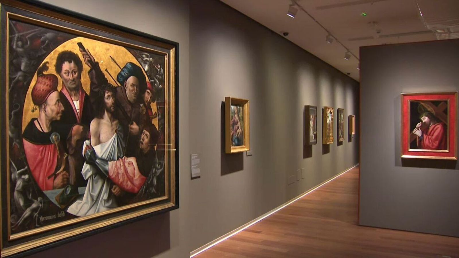 Algunes de les obres que conserva el Belles Arts de València i que, des d'aquest dimecres, es poden visitar a la Fundació Massaveu de Madrid