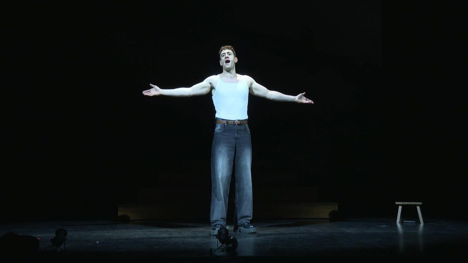 Assaig de l'obra 'Para la libertad' al Teatre Talia