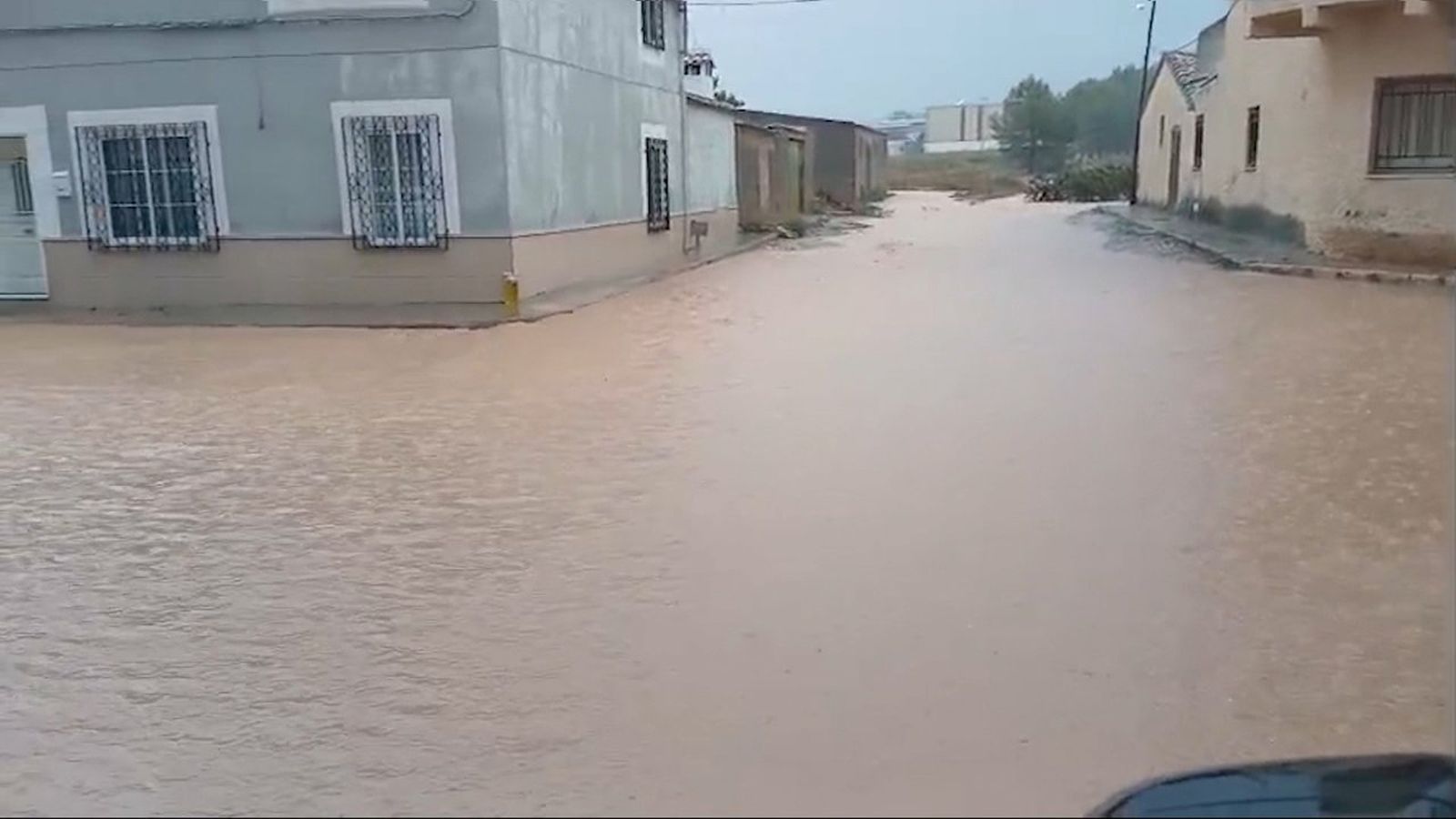 Les pluges este dilluns a Requena