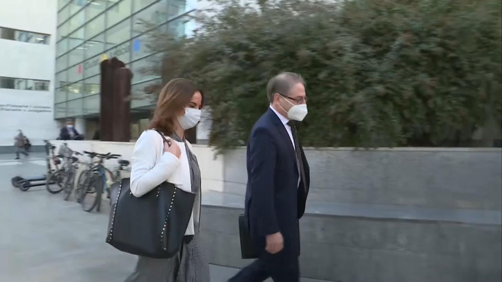 El secretari autonòmic de Presidència, Andreu Ferrer, aquest dimecres a la Ciutat de la Justícia de València