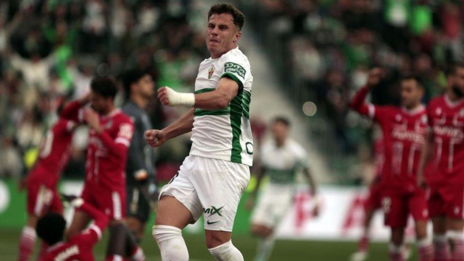 El futbolista de l'Elx, Germán Valera