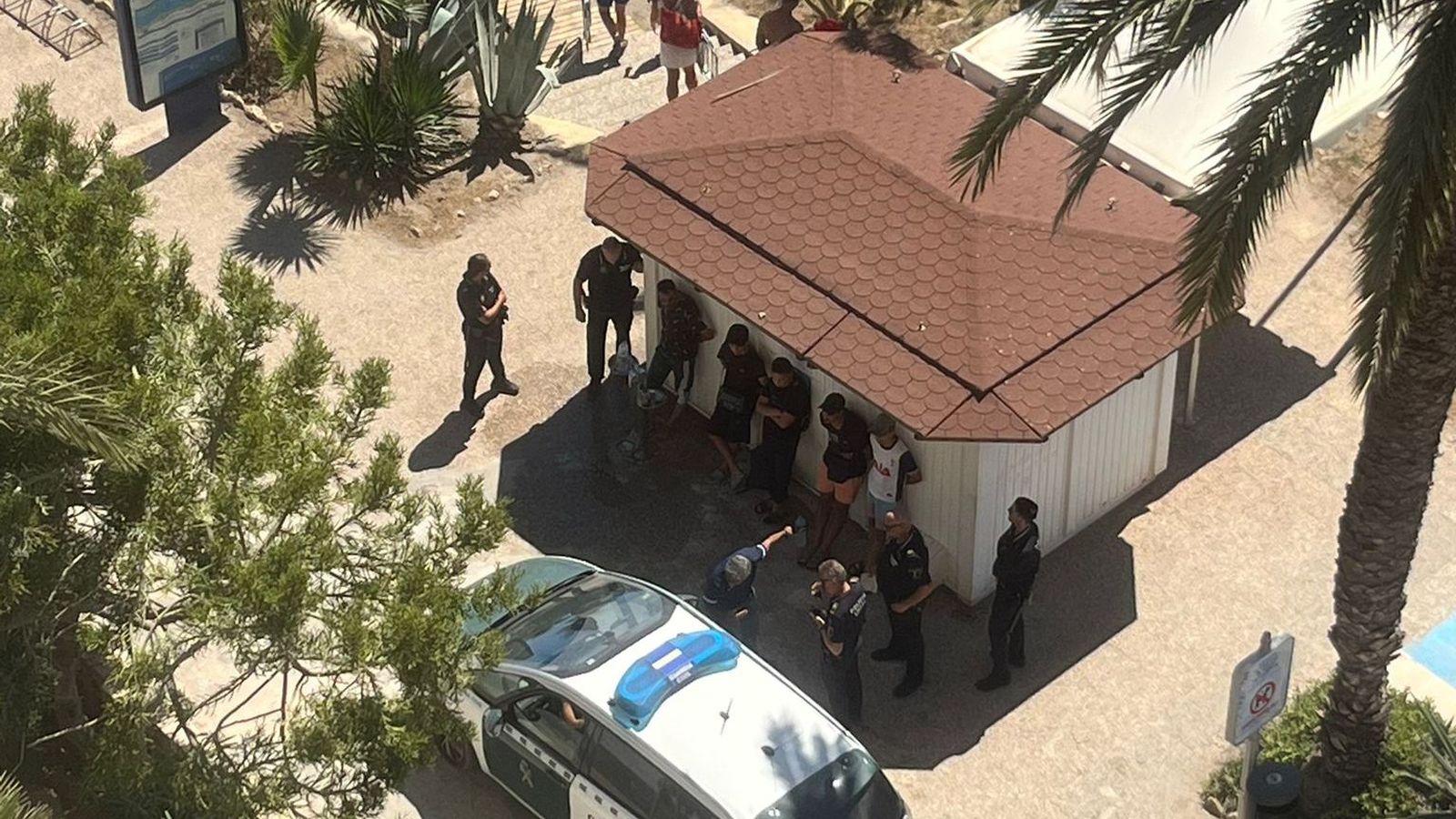 Migrants detinguts per la policia
