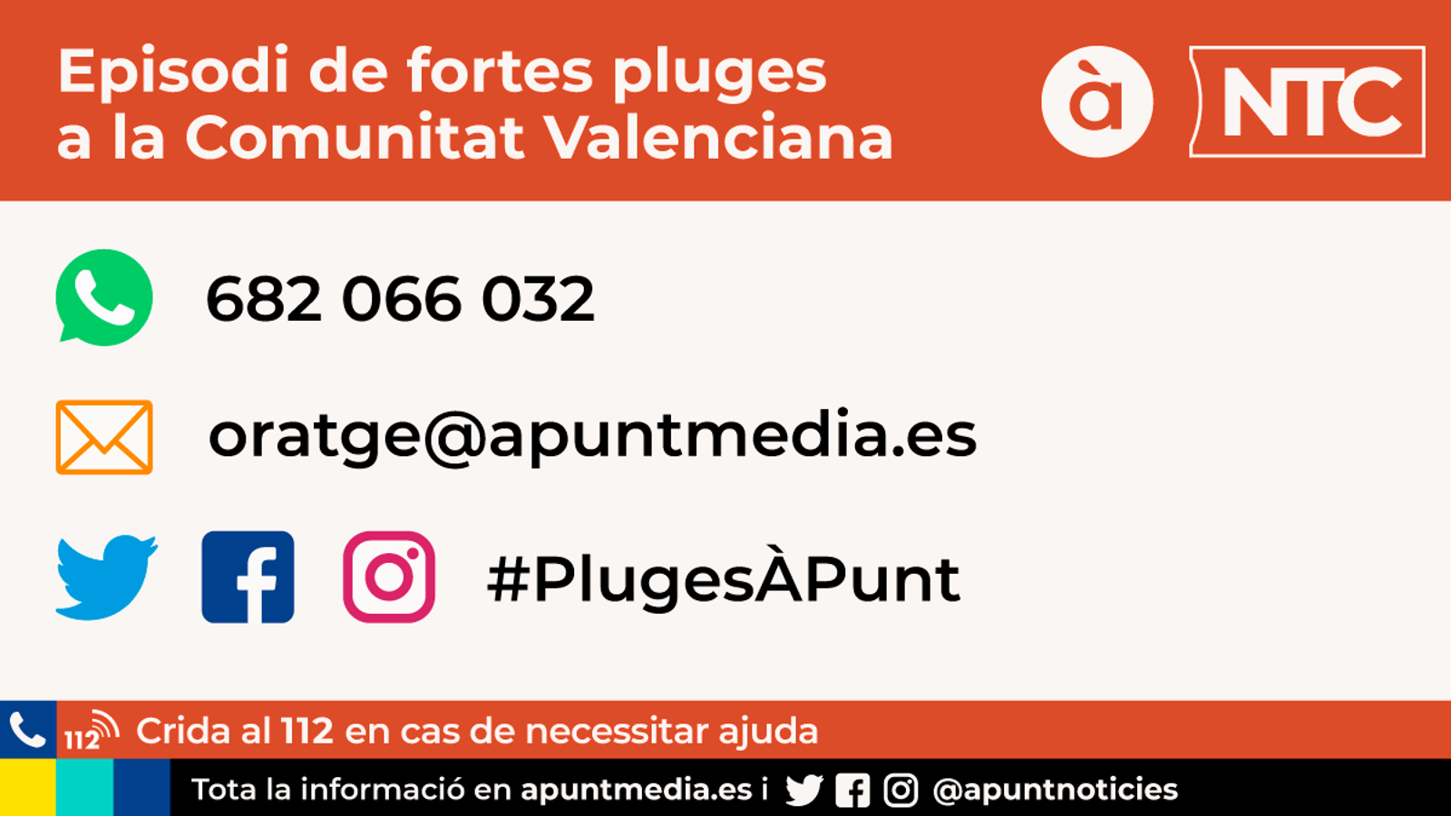 À Punt desplega una programació especial per a informar de la gota freda