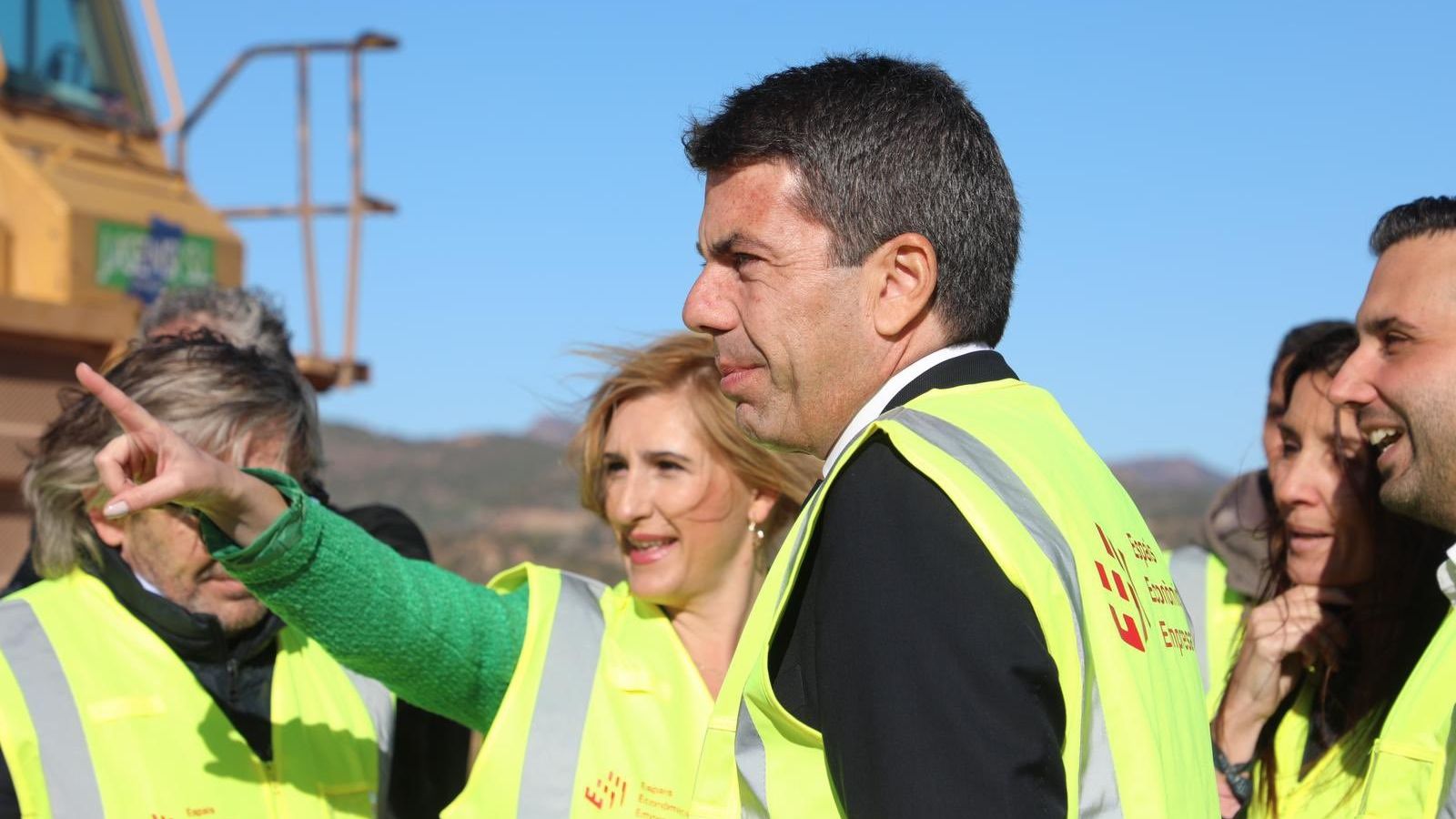 Mazón aquest divendres en l'acte d'inauguració de les obres de la Plataforma Intermodal de Parc Sagunt II