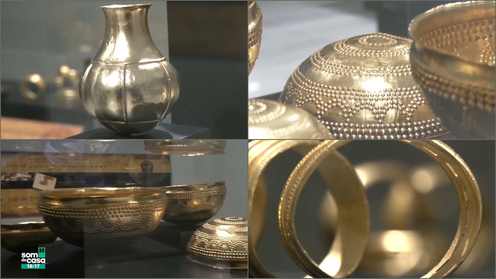 Algunes de les peces d'or del Tresor de Villena