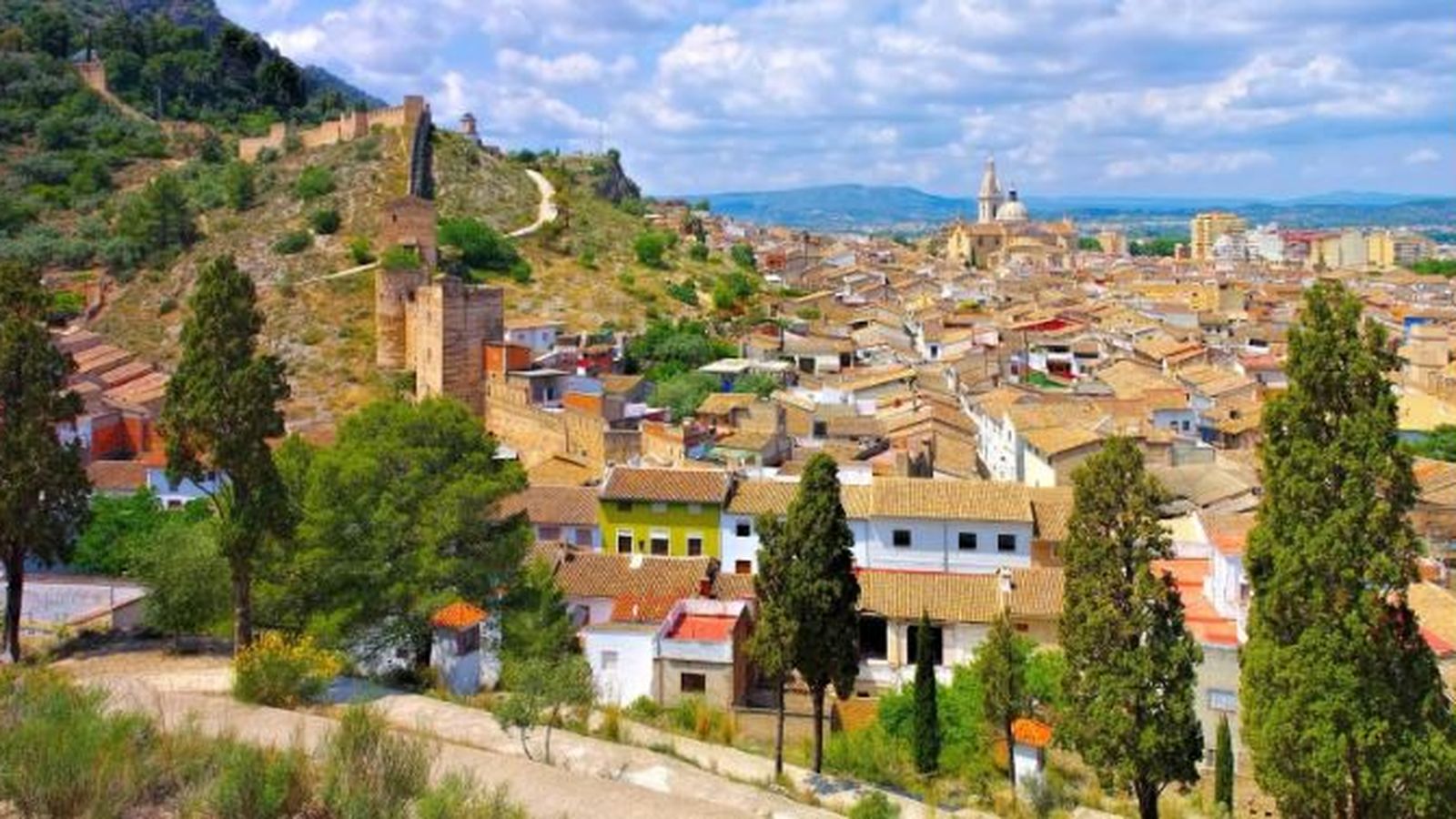 Xàtiva, en una imatge d'arxiu