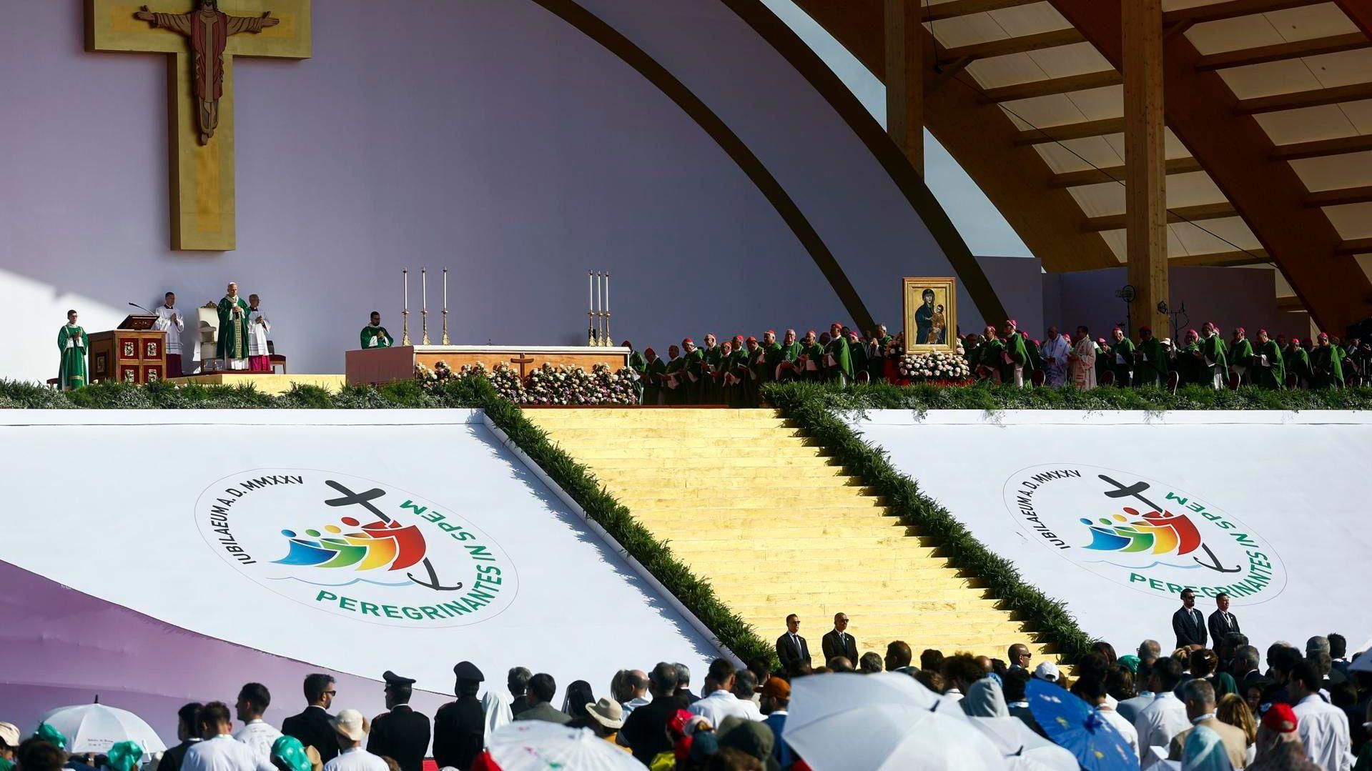 Lleó XIV, davant d'un milió de joves en l'homilia pel Jubileu a Roma Lleó XIV, davant d'un milió de joves en l'homilia pel Jubileu a Roma