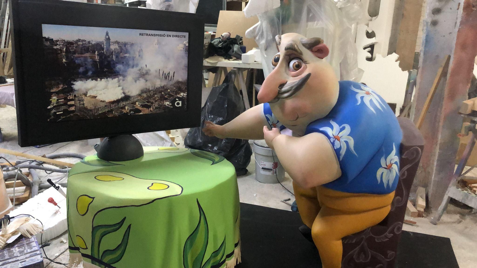 Falla Pere Cabanes-Joan XXIII, 2n Premi À Punt a les falles 2024