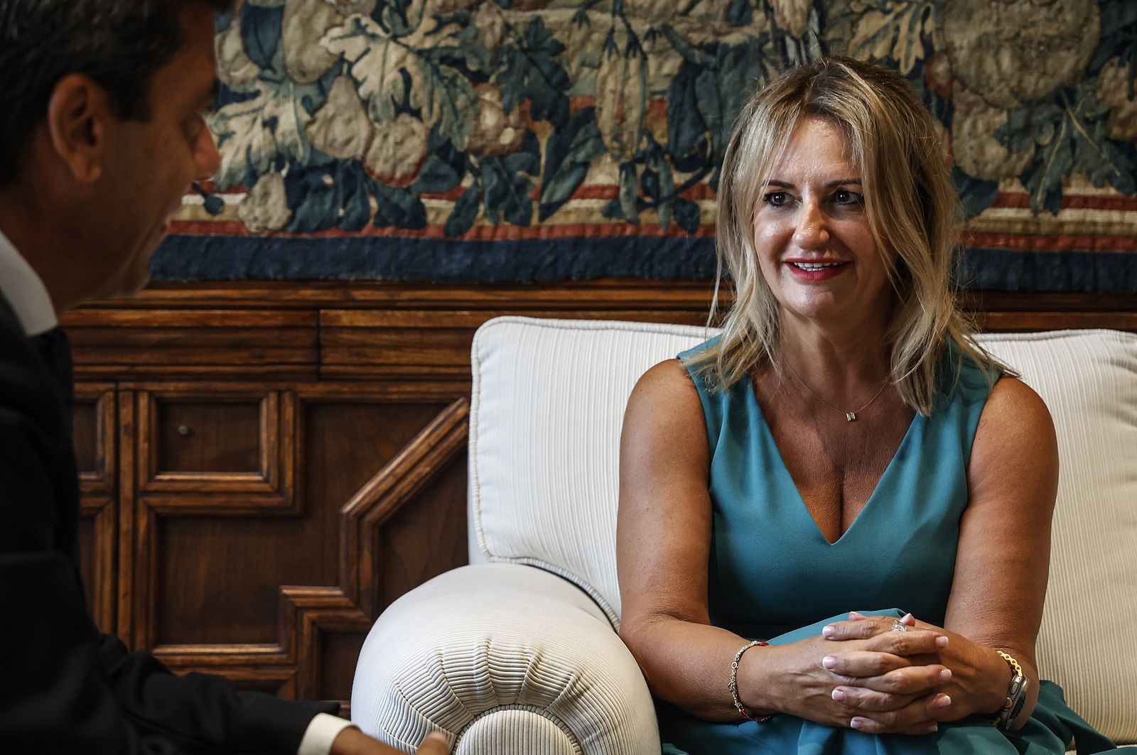 Nuria Montes, al Palau de la Generalitat