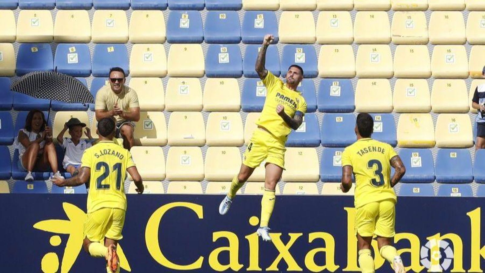 Dela celebra el gol